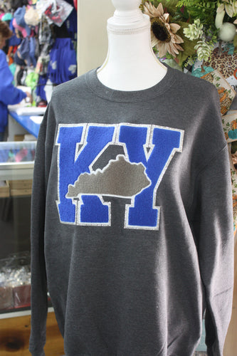 the-uitz-shop Dodgers Inspired Sports Crewneck Sweater, Sports Crewneck Sweatshirt 3X Large